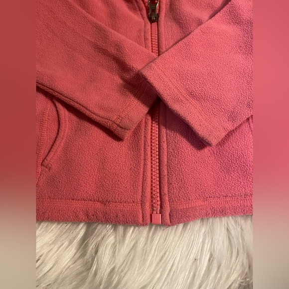 The north face pink fleece zip up 2t - Picture 5 of 6